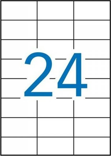 Apli Etykiety do Drukarki Apli 01273 70 x 37 mm 100 Kartki