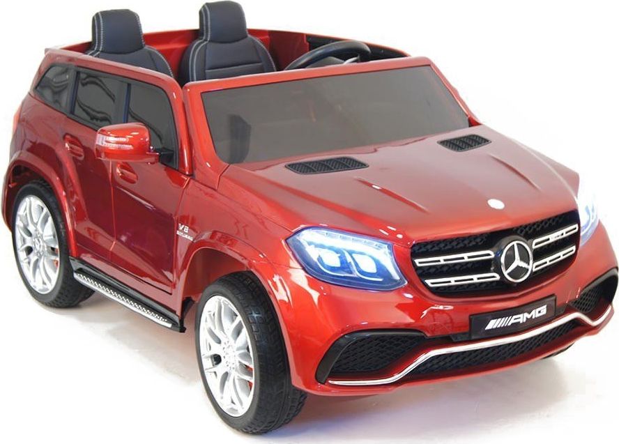 Super-Toys MERCEDES GLS 63, 4 SILNIKI, 2X12 V, MIĘKKIE KOŁA, MIĘKKIE SIEDZENIE DLA 2 DZIECI/HL228