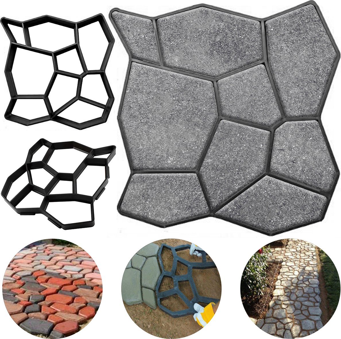 Heckermann Forma Do Kostki Brukowej 50X50Cm Heckermann 261257