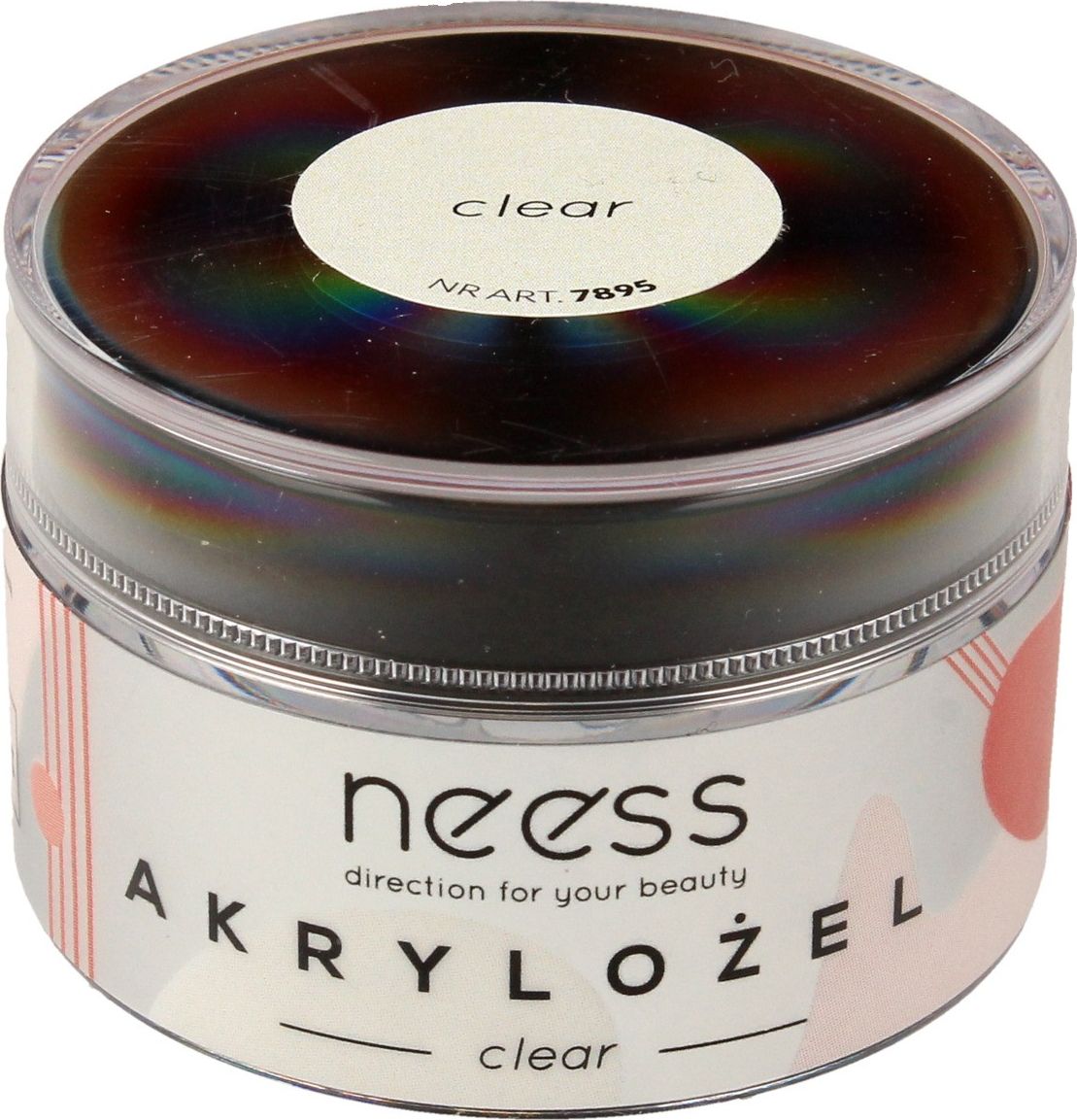 NEESS Akrylożel do paznokci Clear (7895) 15g