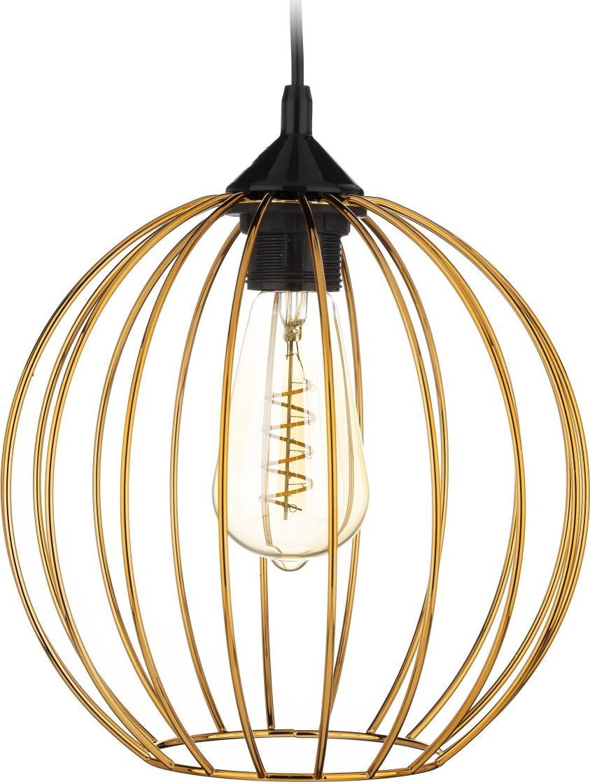 Lampa wisząca HowHomely Wisząca lampa sufitowa wisząca w kolorze miedzianym