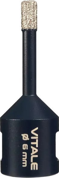 Otwornica diamentowa do wiercenia w gresie marmurze 6 mm Vitale, Ferrati