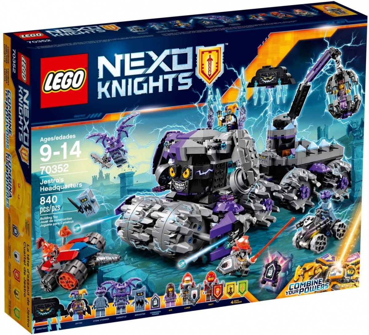 LEGO Nexo Knights Ekstremalny niszczyciel Jestro (70352)