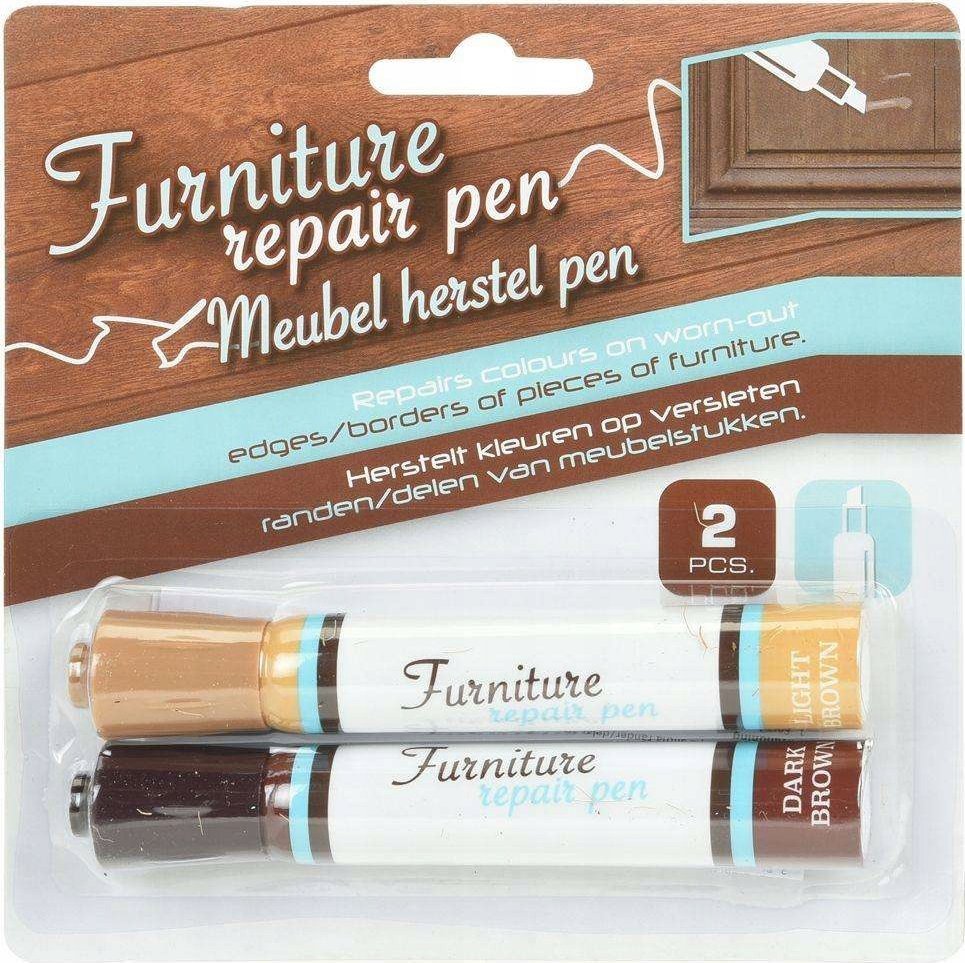 Storage Solutions Korektor do mebli, 2 kolory brązowe, komplet