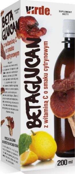 Virde VIRDE_Betaglucan z witaminą C o smaku cytrynowym 200ml