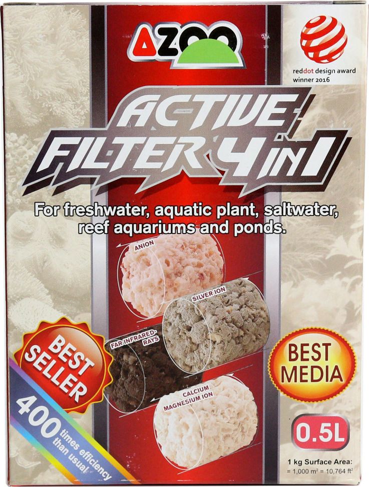 Azoo AZOO ACTIVE FILTER 4W1 (12 SZT.)