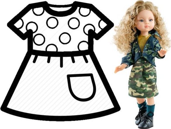 paola reina PAOLA REINA Ubranko dla lalek 32 cm 54851
