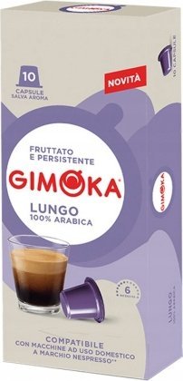 Gimoka Kapsułki typu Nespresso Lungo 10 szt
