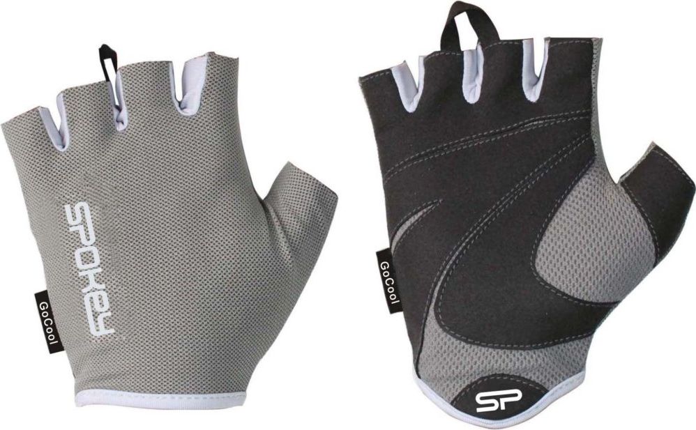 Spokey Rękawiczki treningowe, damskie, szaro-czarne Lady Fit Rozmiar S