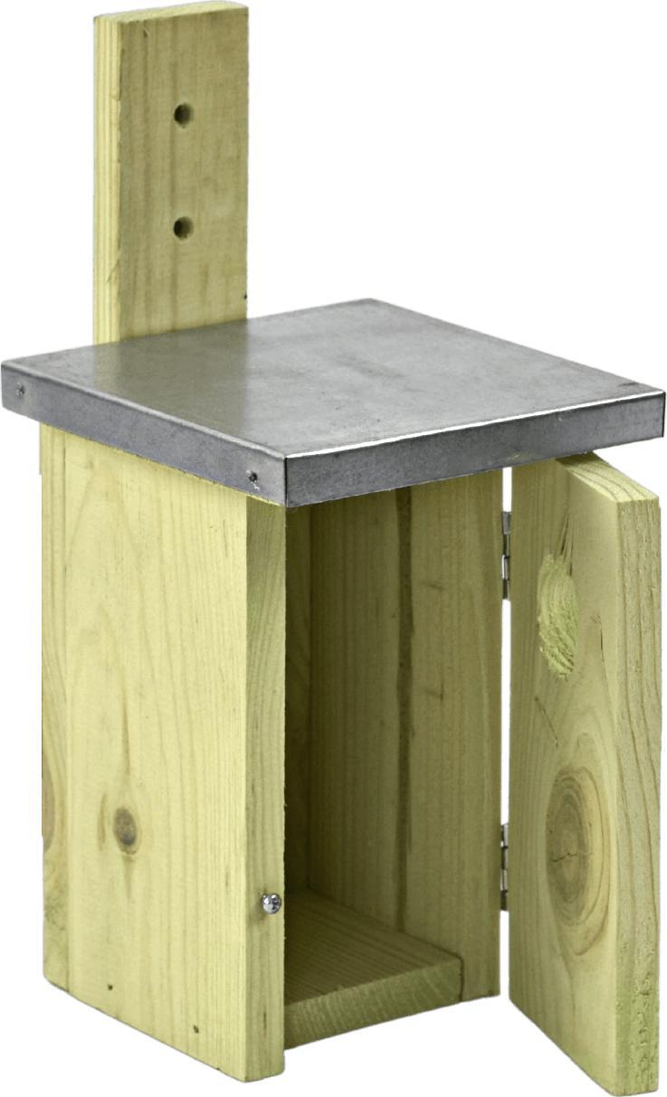 Tajemniczy ogród Domek dla ptaków naturalny zielony