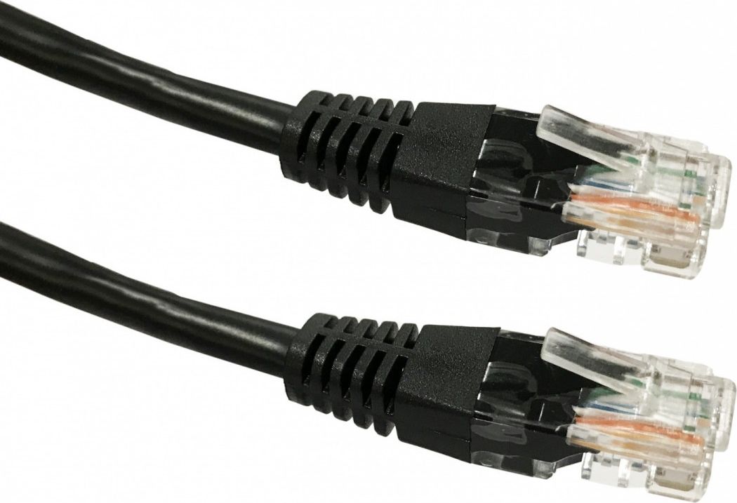 TB Print Patchcord kategoria 6 RJ45 UTP 3m czarny-