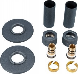 Vario Term Zestaw maskujący, rozeta pojedyncza 16xM22 PEX, grafit strukturalny