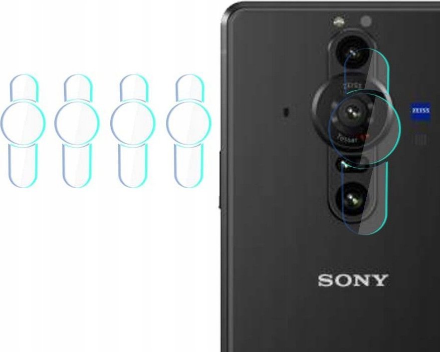 3MK Szkło hybrydowe na obiektyw aparatu 3MK Lens Protection Sony Xperia Pro I 5G [4 PACK]