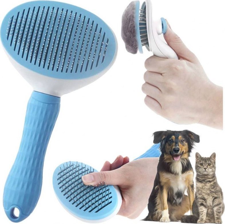 PrzydaSie Szczotka Do Sierści Dla Psa Kota Samoczyszcząca