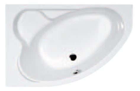 Wanna Cersanit Kaliope narożna asymetryczna lewa 153 x 100cm (S301-024)