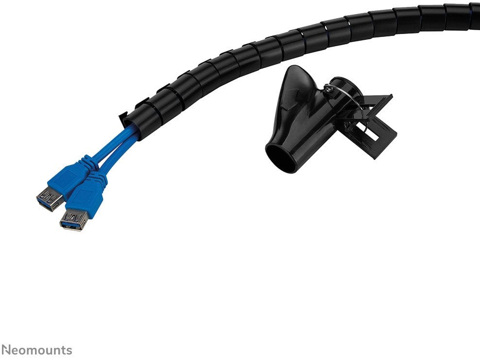 NEOMOUNTS Spiral Cable Wrap 20mm multiple cables black