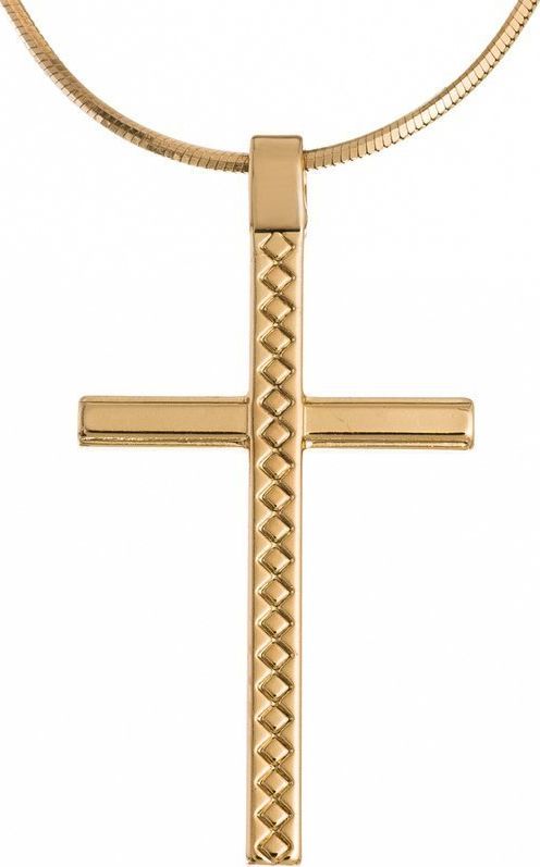 Lorenti Subtelna zawieszka, piękny krzyżyk w zelementem łańcuszka Nie dotyczy