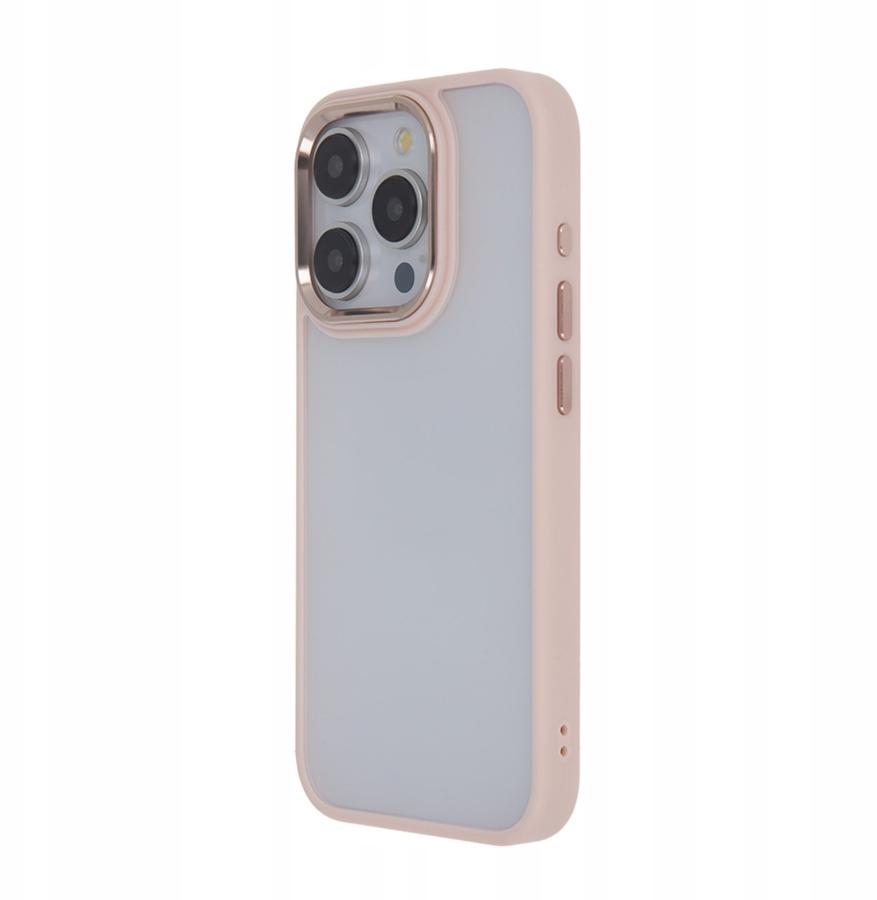 Nakładka Satin Elegant Matt do iPhone 15 Pro 6,1" różowa