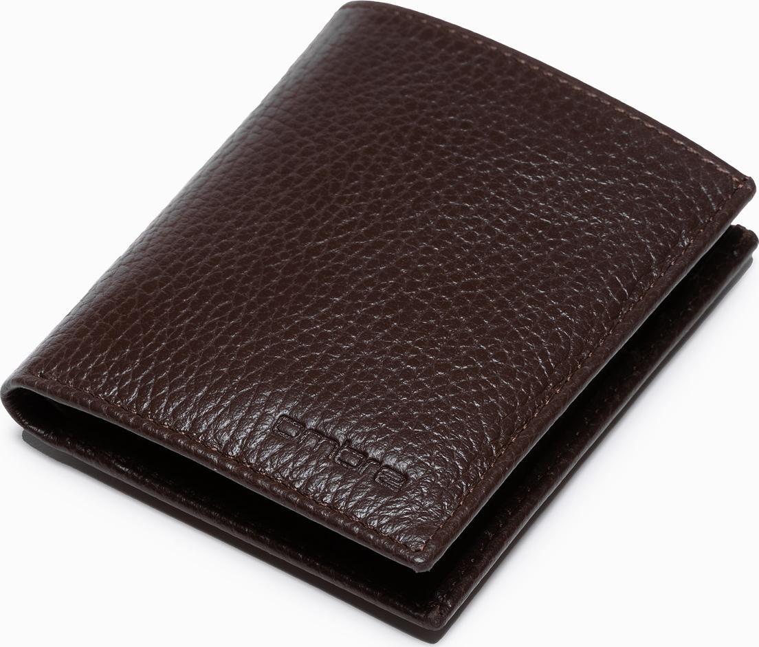 Ombre Portfel męski - brązowy A608