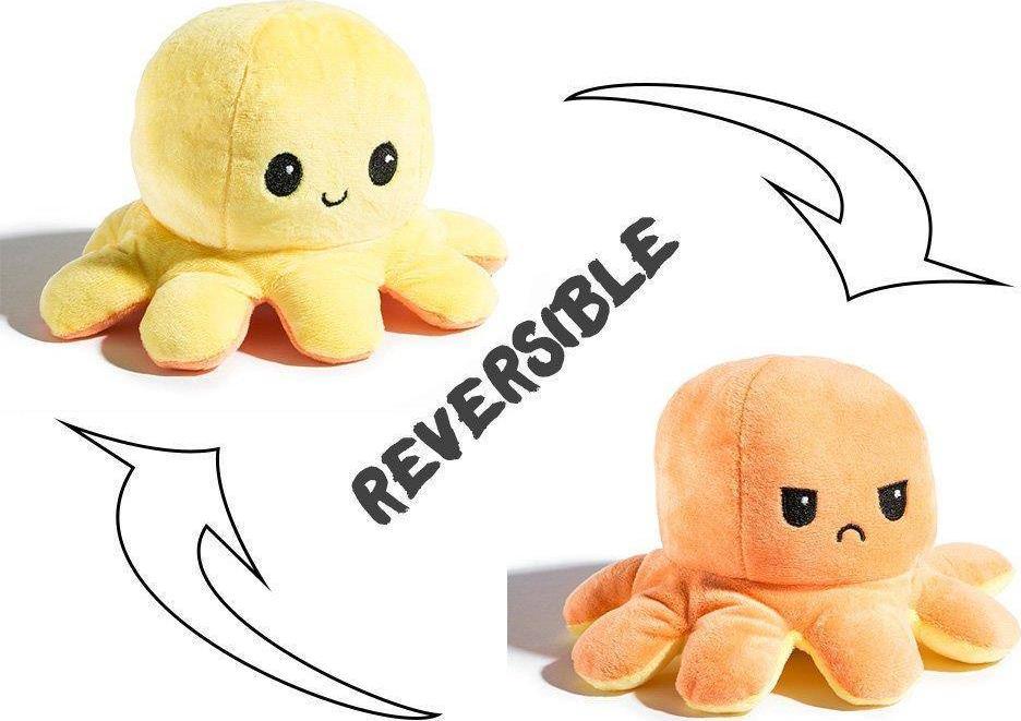 GM Pluszak przewrotek - ośmiornica (pomarańczowo-żółta)