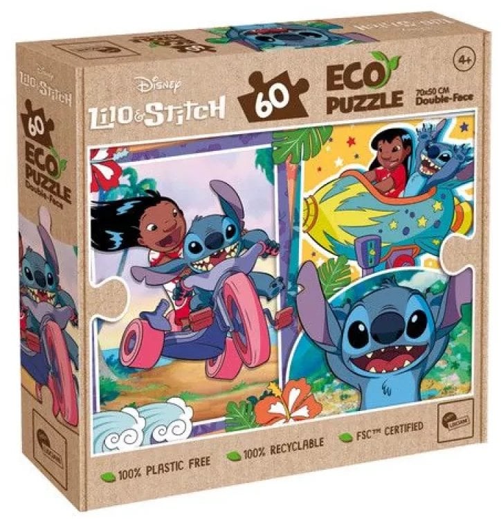 LISCIANI PUZZLE EKO DWUSTRONNE STITCH 60 EL.