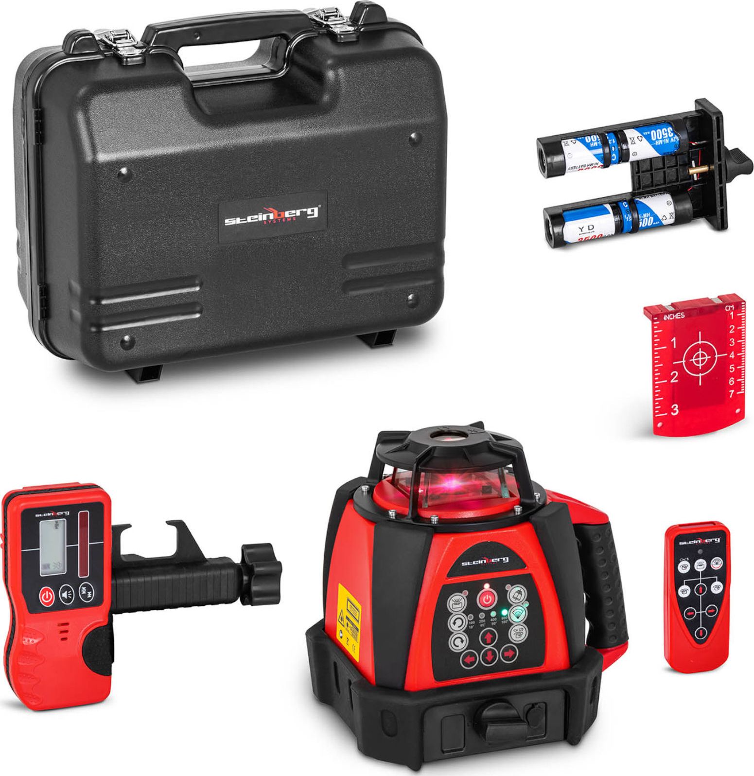 Steinberg Niwelator laserowy SBS-RL-500R czerwony 500 m