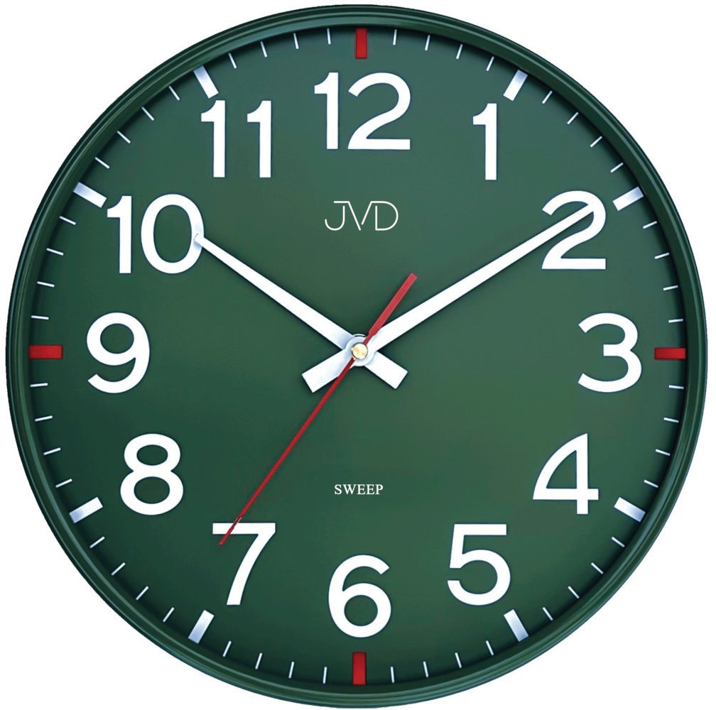 JVD Zegar ścienny HX2508.3 zielony 30 cm .
