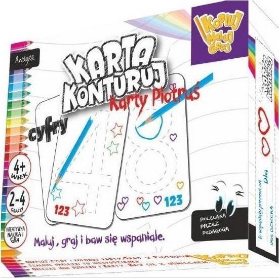 Fan Maluj Graj Konturuj karty Piotruś FAN