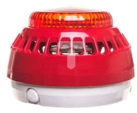 W2 Sygnalizator akustyczno-optyczny 16-32,5V DC 100dB IP21C czerwony SA-K7