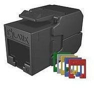 Solarix Samořezný keystone CAT6 UTP SXKJ-6-UTP-RAL-SA, RAL FIT moduly, SECURE CAP, Component Level a 4PPoE certifikace