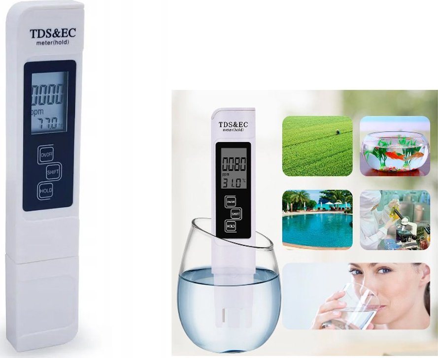 Verk Tester miernik twardości wody tds ec osmoza temperatury uniwersalny