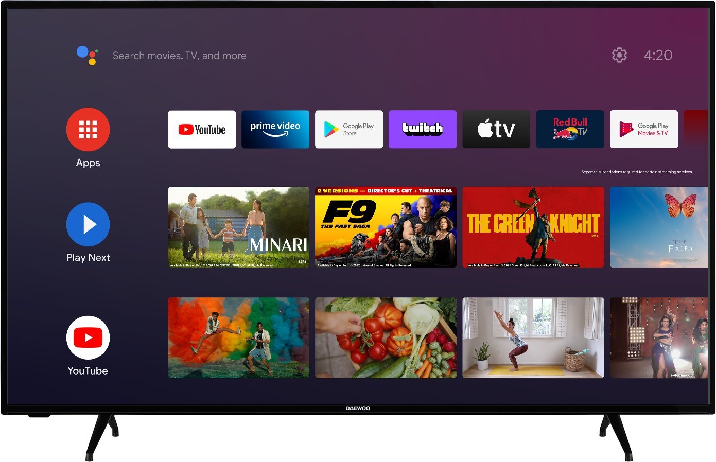 Telewizor Daewoo D50DM55UQPMS QLED 50'' 4K Ultra HD Android