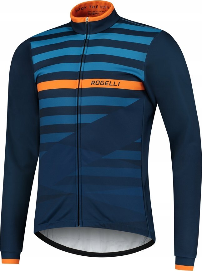 Rogelli Rogelli STRIPE - wygodna zimowa kurtka rowerowa