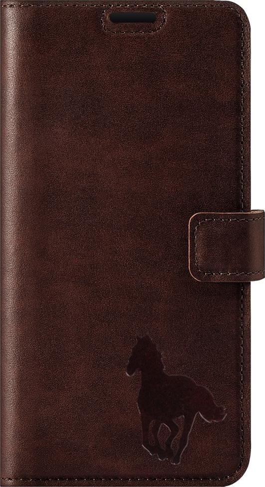 Surazo Wallet case - Western Ciemny Brązowy - Galopujący Koń Samsung Galaxy A21s