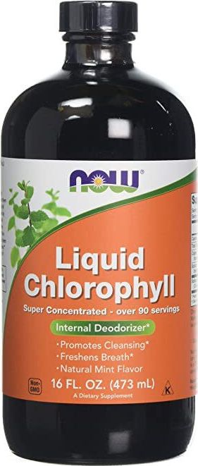 NOW Foods Now Foods Liquid Chlorophyll Chlorofil w płynie - 473 ml