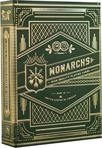 Bicycle Karty Monarchs Green by Theory11