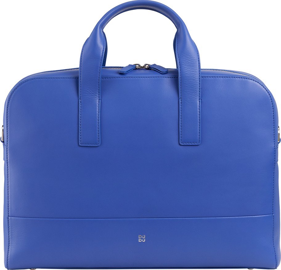 DuDu DUDU 16-calowe skórzane torby na laptopa dla mężczyzn i kobiet, torba na dokumenty z dwoma uchwytami i odpinanym paskiem na ramię NoSize