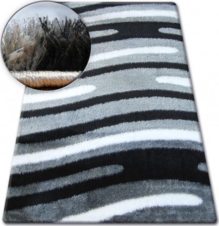 Dywany Łuszczów Dywan SHAGGY VERONA B057 grey, 160x220 cm