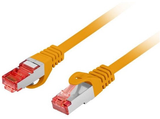 PATCHCORD KAT.6 S/FTP LSZH CU 3M POMARAŃCZOWY FLUKE PASSED LANBERG