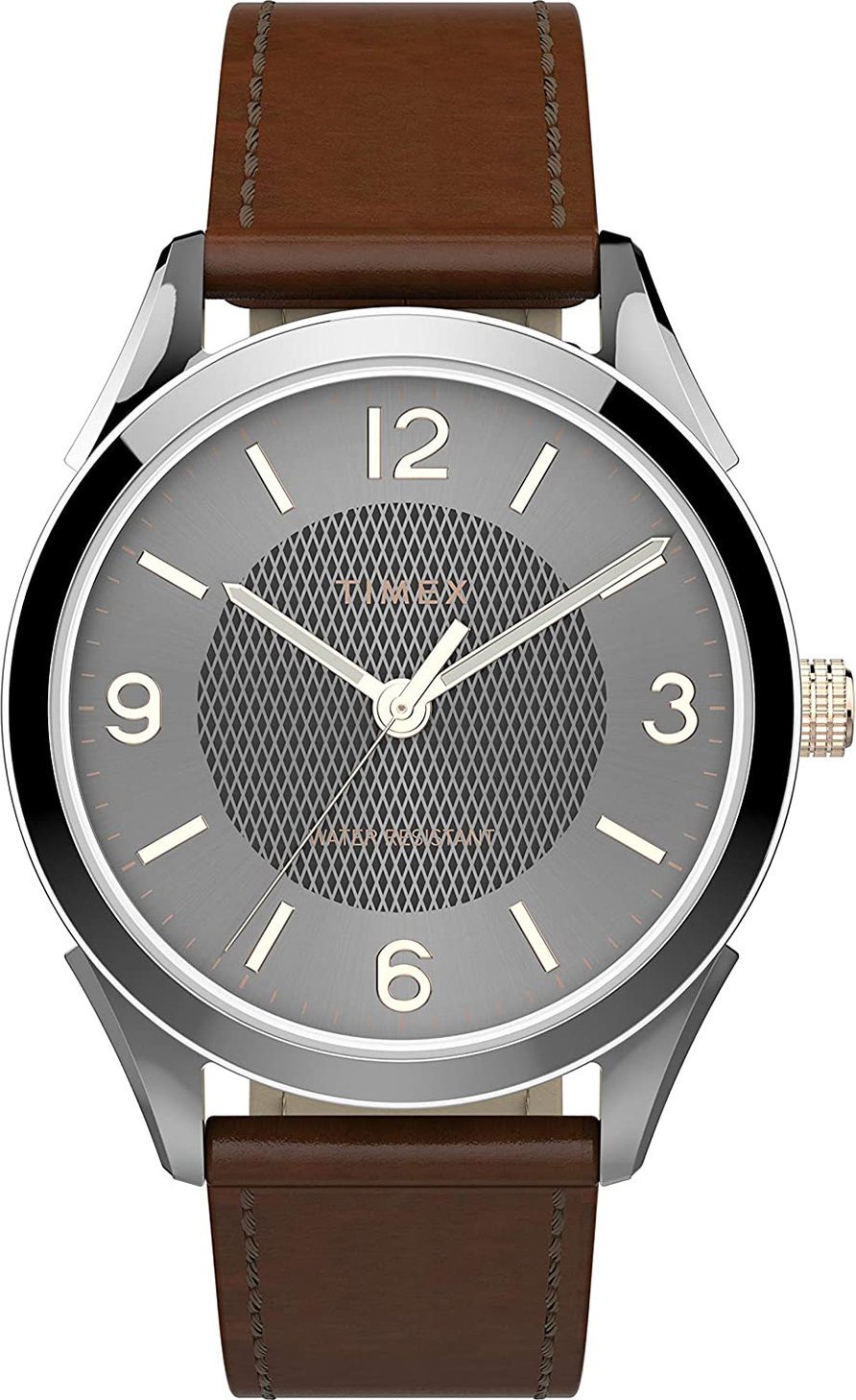 Zegarek Timex Zegarek męski Timex TW2T66800 brązowy