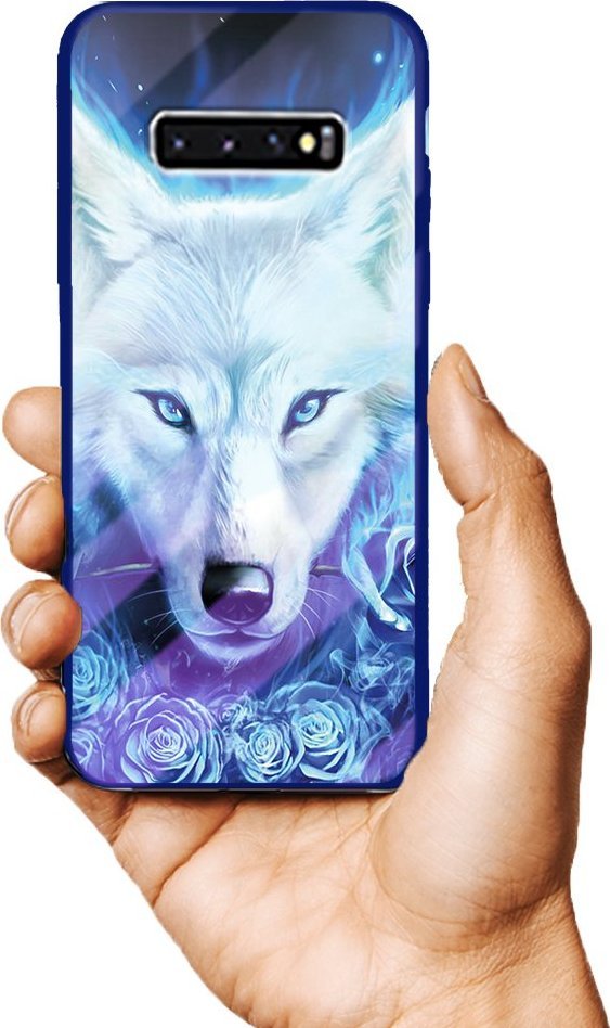 mójworld ETUI SZKLANE CASE OBUDOWA SAMSUNG S10 PLUS WZORY