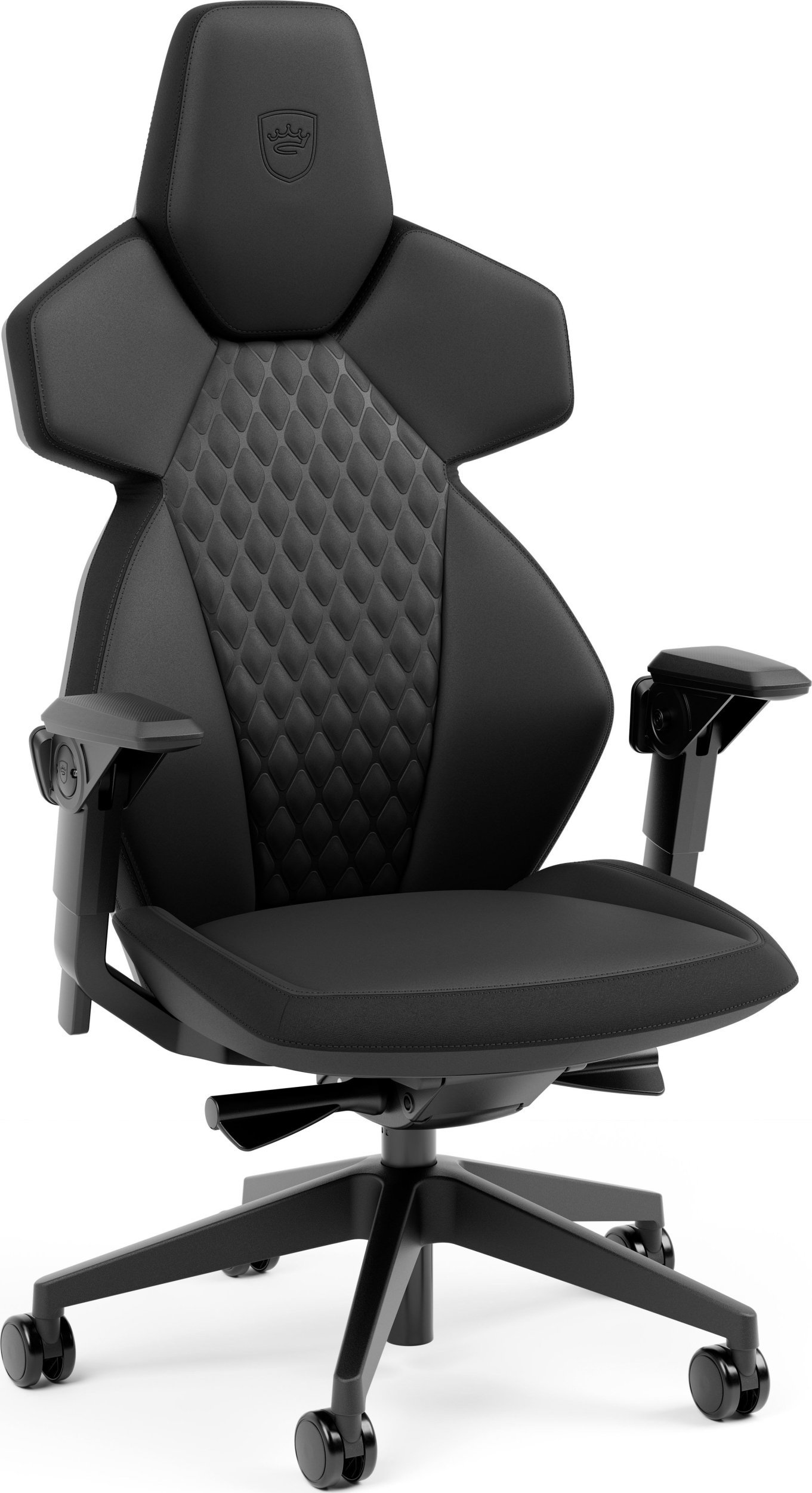 Fotel noblechairs DAWN, czarny, czarne obszycie