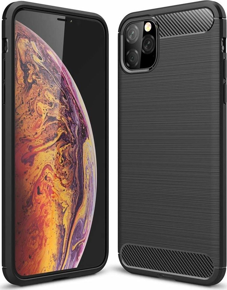Etui Pancerne Carbon iPhone 11 PRO MAX czarne uniwersalny