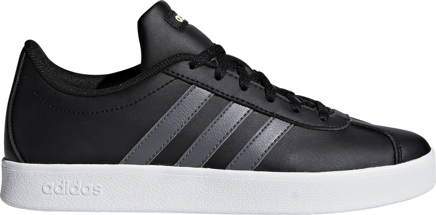 Adidas Buty dziecięce Vl Court 2.0 czarne r. 38 2/3 (F36381)