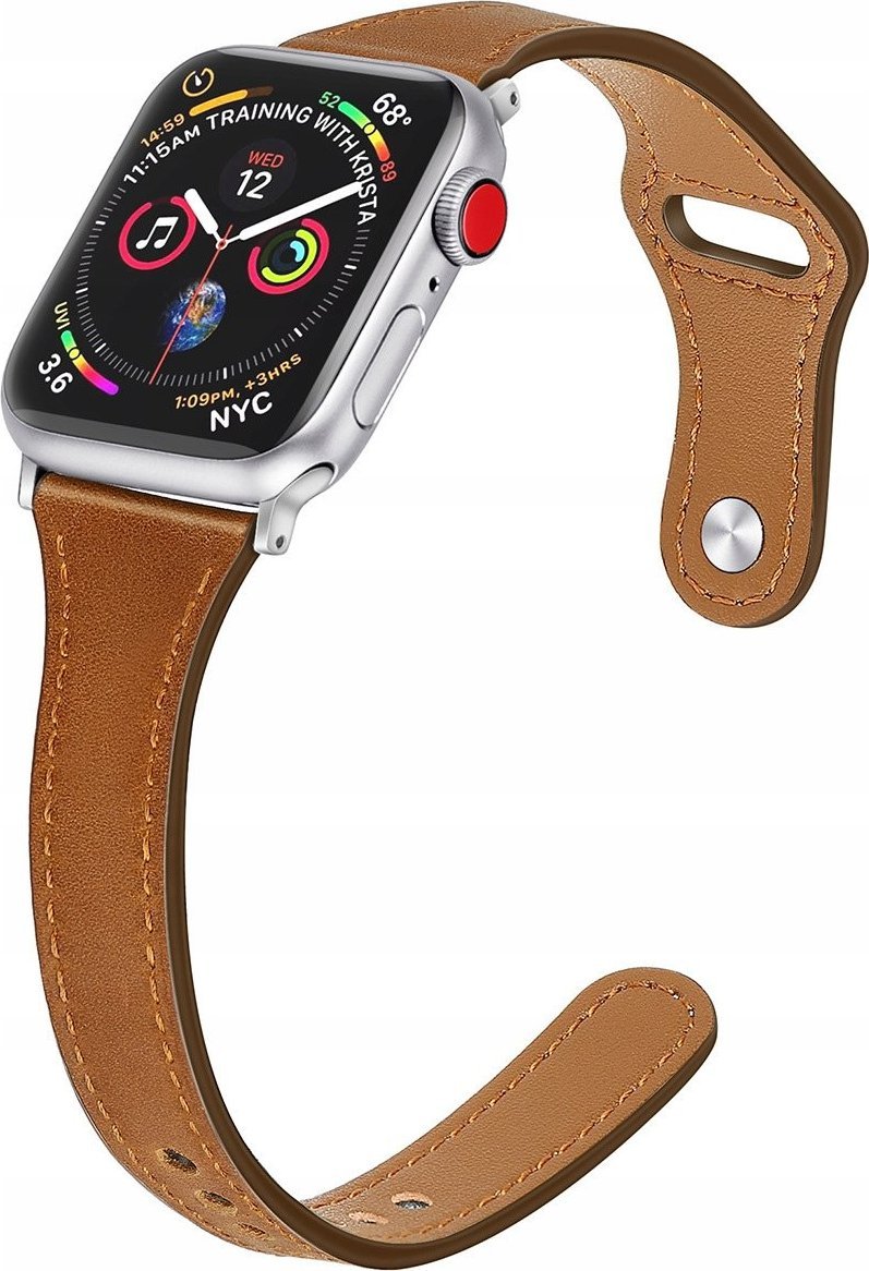 PASEK SKÓRZANY do APPLE WATCH 1 2 3 4 5 6 7 SE