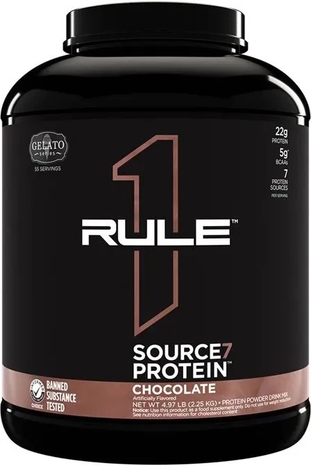 Rule One - Odżywka Białkowa Source7 Protein, Chocolate Gelato, Proszek 2250g