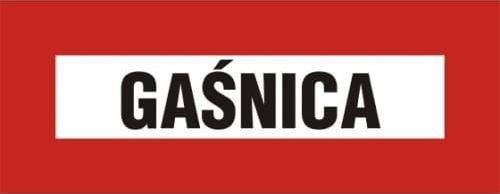 Mój dom Zp-38 - Znak Ppoż. Tabliczka Bhp - 14X36 - Gaśnica