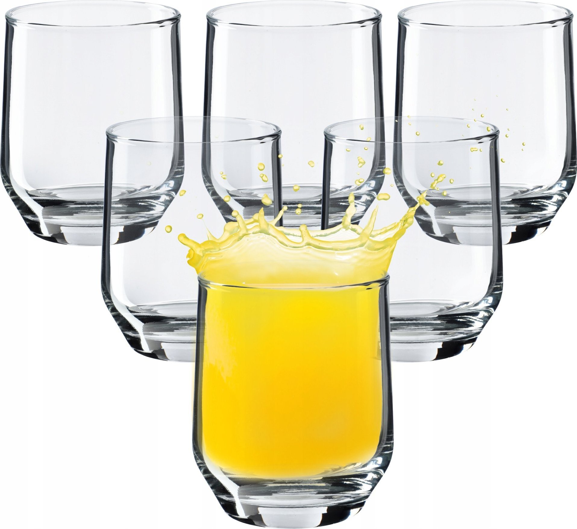 Kadax KADAX Szklanki Do Napojów Soku Wody 205ml 6szt