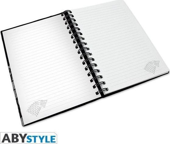 ABYstyle Notes z gumką - Gra o Tron "Stark"
