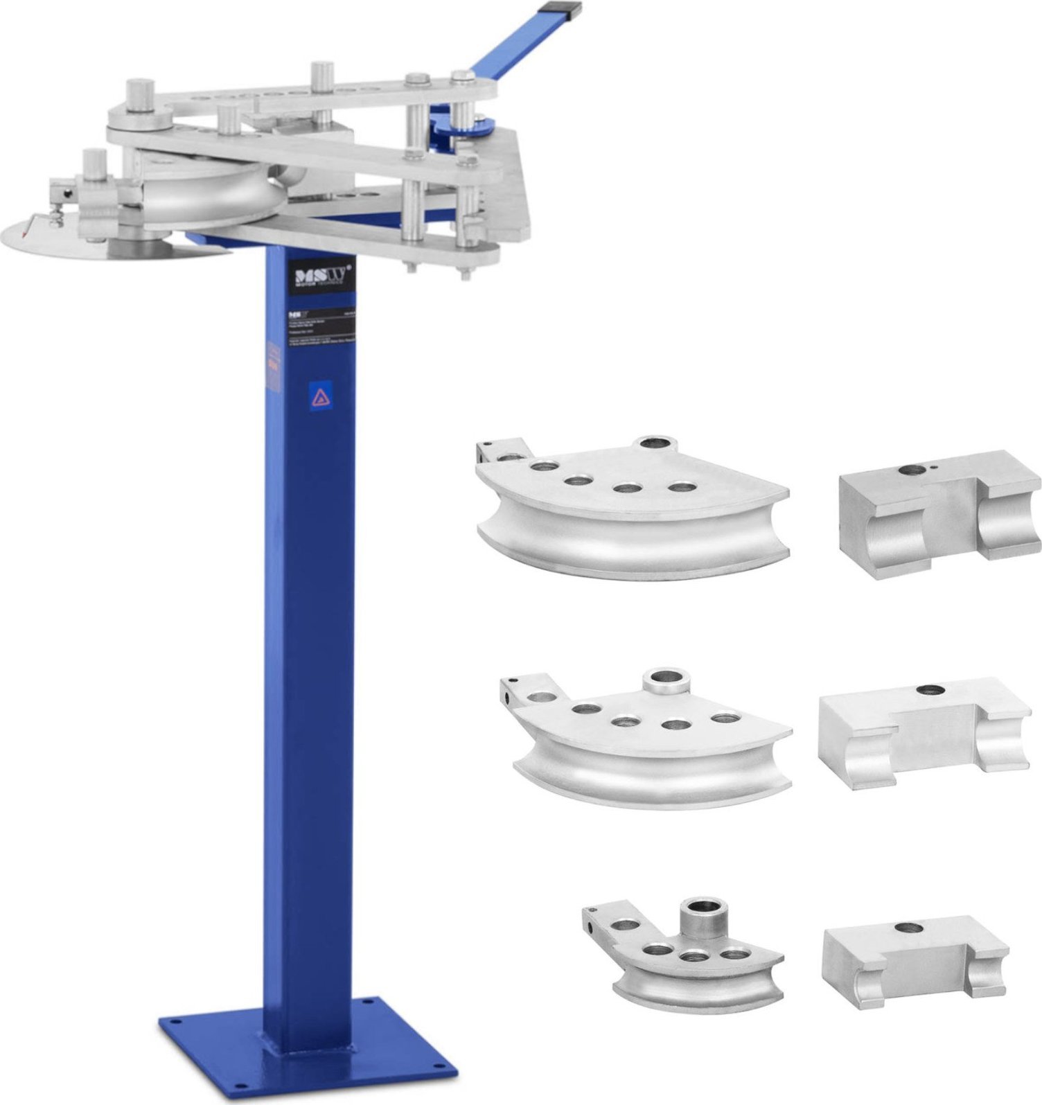 MSW Giętarka zaginarka do rur profili ręczna do 4 mm 120 stopni 3 matryce Giętarka zaginarka do rur profili ręczna do 4 mm 120 stopni 3 matryce